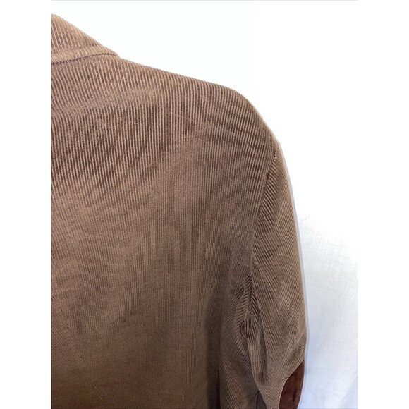 Beallpark Men’s Corduroy Jacket Size 46R Brown Hunting Outdoors Elbow Patches - Picture 10 of 12